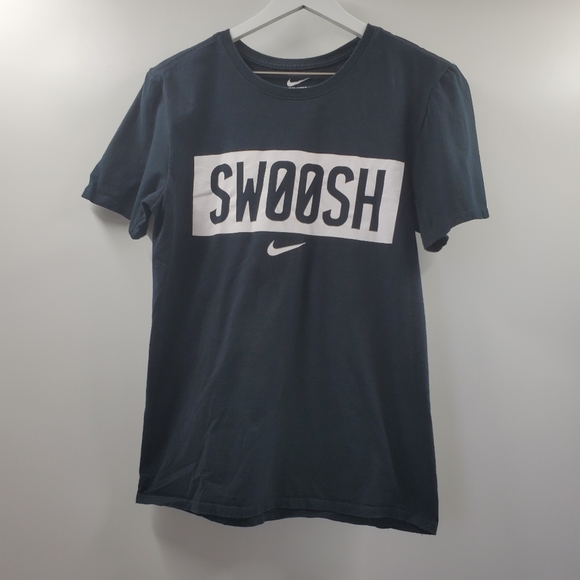 Nike Other - Nike Men's Swoosh Big Spell Out Graphic Tee Black